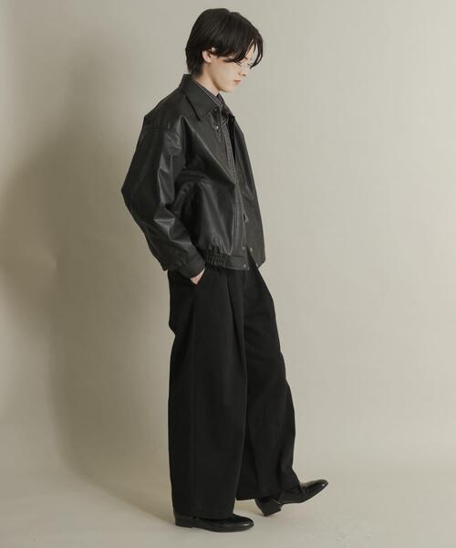 SENSE OF PLACE by URBAN RESEARCH パンツ ボリュームタックワイド