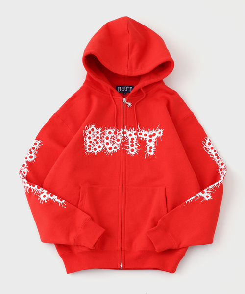 BoTT（ボット） パーカー BANG LOGO ZIP HOODIE メンズ : ZOZOTOWN
