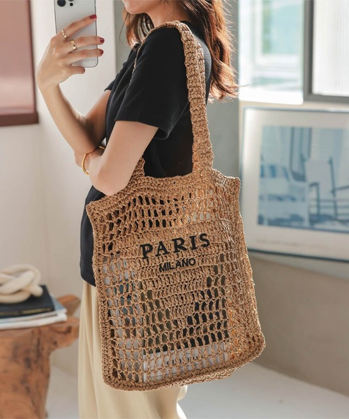 「KOBE LETTUCE」 トートバッグ F ベージュ レディース_画像5