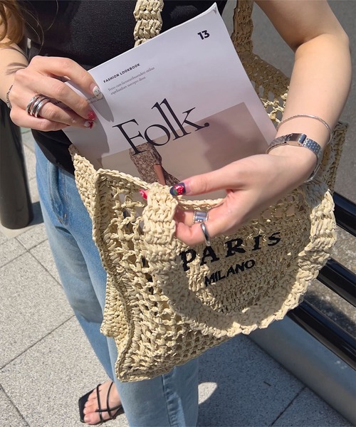 「KOBE LETTUCE」 トートバッグ F ベージュ レディース_画像7