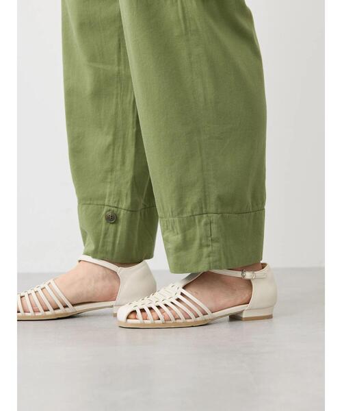 「AMERICAN HOLIC」 カーゴパンツ L カーキ レディース_画像4