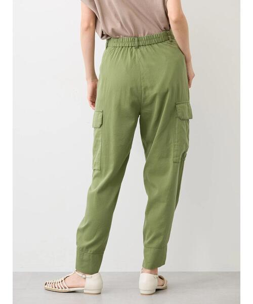 「AMERICAN HOLIC」 カーゴパンツ L カーキ レディース_画像5