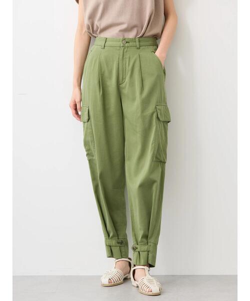 「AMERICAN HOLIC」 カーゴパンツ L カーキ レディース_画像6