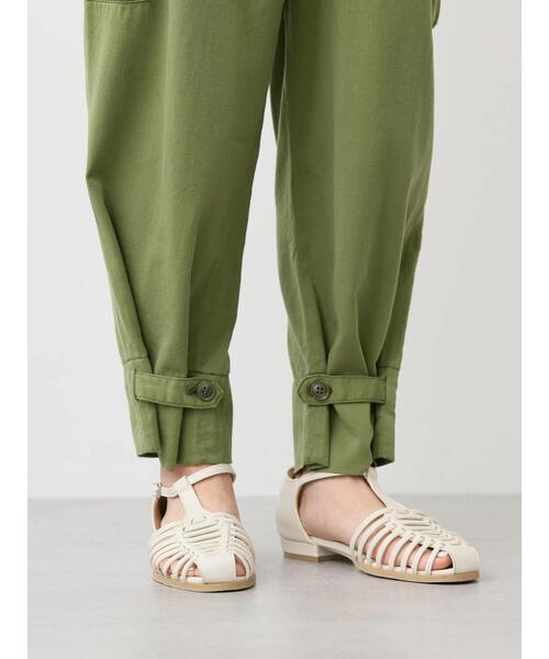 「AMERICAN HOLIC」 カーゴパンツ L カーキ レディース_画像7