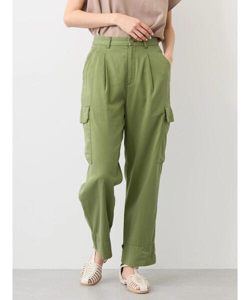「AMERICAN HOLIC」 カーゴパンツ L カーキ レディース_画像8