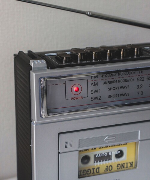 ★動作品❤️Wラジカセ❤️スピーカー★分離も可能★カセット＆ラジオ アイワ aiwa 懐かしのダブルスピーカー ラジオカセットプレーヤー RCP2