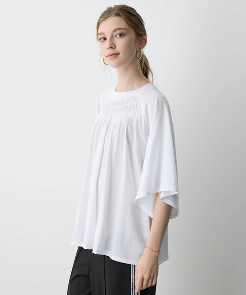 「LE SOUK HOLIDAY」 半袖カットソー L ブラック レディース_画像4