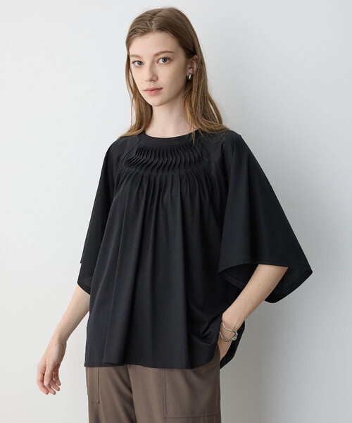 「LE SOUK HOLIDAY」 半袖カットソー L ブラック レディース_画像8