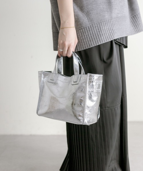 ear PAPILLONNER（イア パピヨネ） 2WAYバッグ FREE シルバー