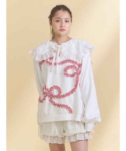 merry jenny（メリージェニー） トレーナー スウェット くるくるリボン