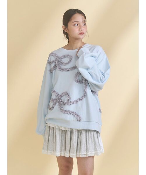 merry jenny 新品 ライトグレー miffy historyトレーナー merry jenny（メリージェニー） トレーナー スウェット もこもこ