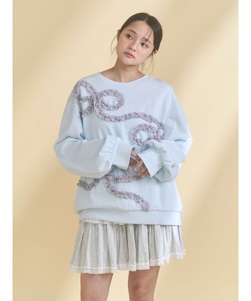 merry jenny（メリージェニー） トレーナー スウェット くるくるリボン