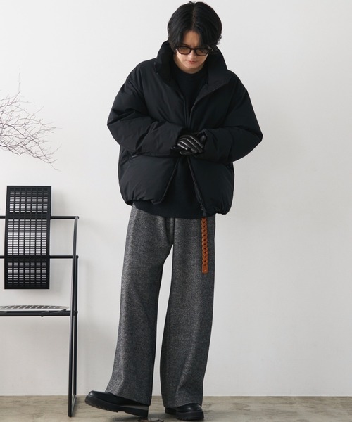 「WYM LIDNM」 長袖ニット L ベージュ メンズ_画像6