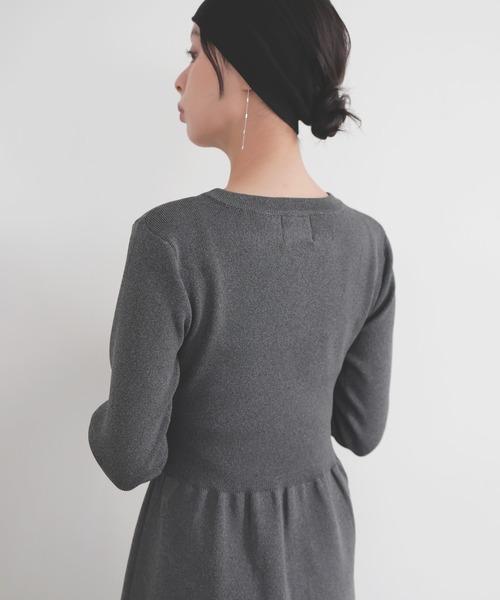 LIAN（リアン） ワンピース リブフレアニットワンピース : ZOZOTOWN