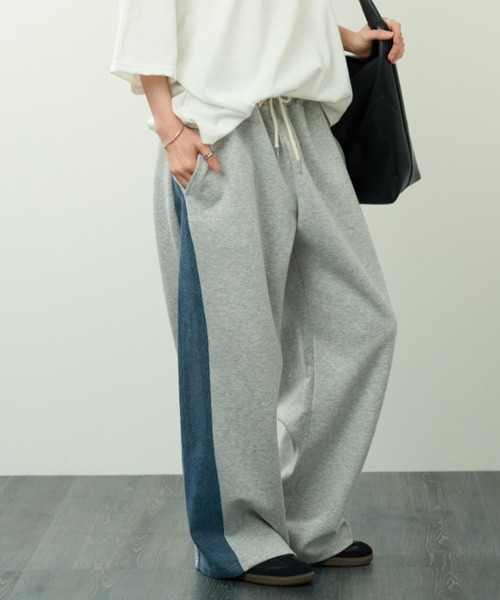 A.D.C.L. ワイドパンツ スウェットパンツ ジャージ 「丈長め追加