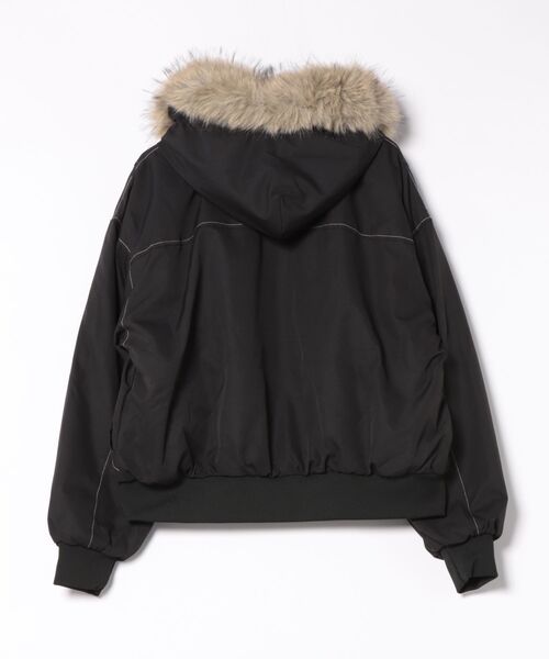 NO WAY ジャケット テーラードジャケット /Bz/エコファーフード付きMA