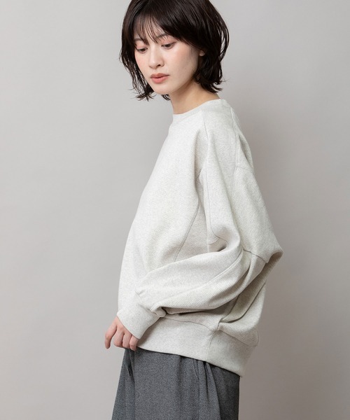 「Munich」 スウェットカットソー FREE オートミール レディース_画像4