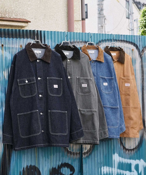 「MONO-MART」 デニムジャケット「retock’sコラボ」 L サックスブルー メンズ_画像2