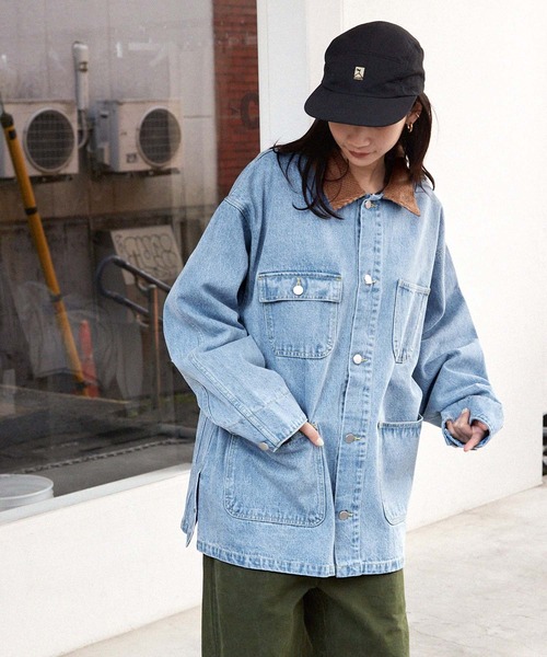 「MONO-MART」 デニムジャケット「retock’sコラボ」 L サックスブルー メンズ_画像6