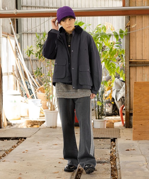 niko and…（ニコアンド） ブルゾン MEDIUM チャコール メンズ