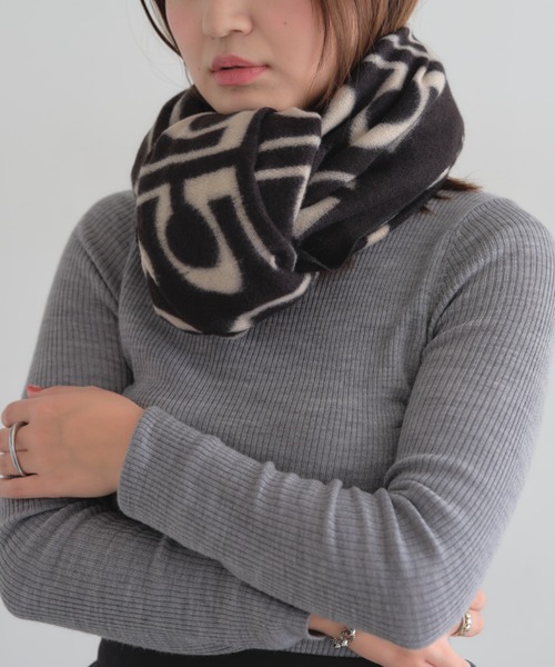 deux amour ストール マフラー モノグラムストール レディース