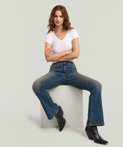 ジーンズ デニム デニムパンツ 3301 Flare Jeans/ヴィンテージライクフレアスキニージーンズ/L28 レディース_5
