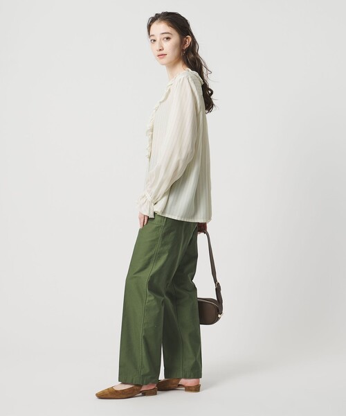 UNITED ARROWS（ユナイテッドアローズ） ブラウス シャツ フリルカラー