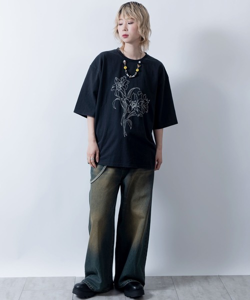「Starting Over」 「HALHAM」半袖Tシャツ M ブラック系その他 メンズ_画像6