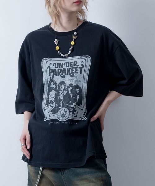 「Starting Over」 「HALHAM」半袖Tシャツ M ブラック系その他 メンズ_画像7