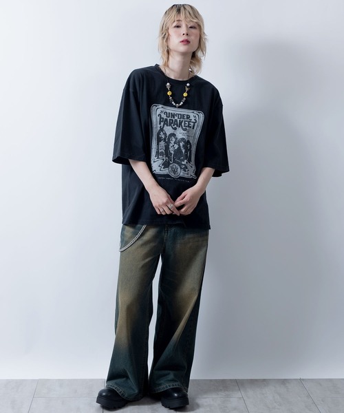 「Starting Over」 「HALHAM」半袖Tシャツ M ブラック系その他 メンズ_画像8