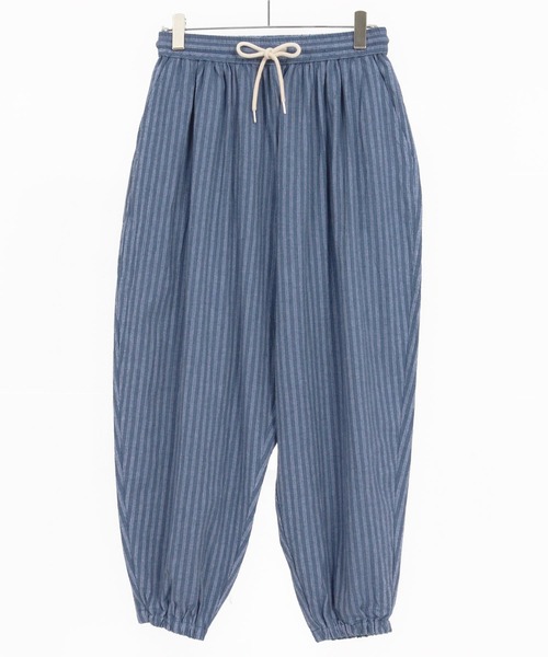 CAMBIO（カンビオ） パンツ mp14479- コットンリネンストライプ