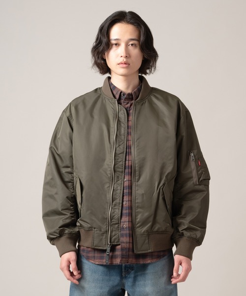 LEVI'S ドッキング デニムジャケット ボンバージャケット MA-1 Levi's（リーバイス） ma1 ma-1 Levi's/リーバイス MA-1 ボンバー