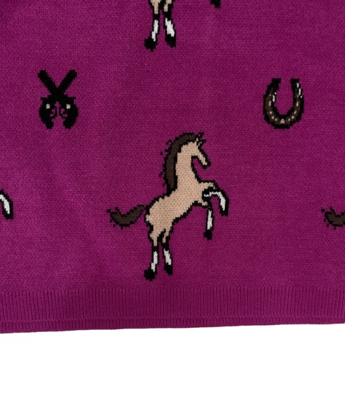 「DOLLUPOOPS」 長袖ニット 38 グリーン レディース_画像7