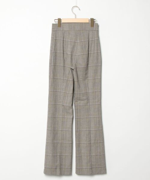 「PATRIZIA-PEPE」 チェック柄スラックス 38 ベージュ レディース_画像2