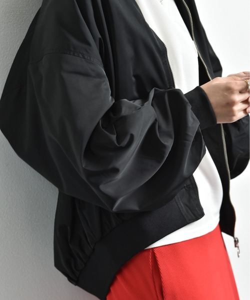 「INTERPLANET」 ブルゾン FREE カーキ レディース_画像7