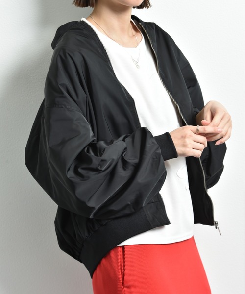 「INTERPLANET」 ブルゾン FREE カーキ レディース_画像9