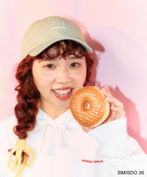 LEPSIM（レプシィム） キャップ 帽子 「Mister Donut」ステッカー付き
