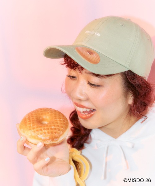 LEPSIM（レプシィム） キャップ 帽子 「Mister Donut」ステッカー付き