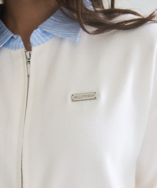 「mellowneon」 長袖ニット FREE オフホワイト レディース_画像5