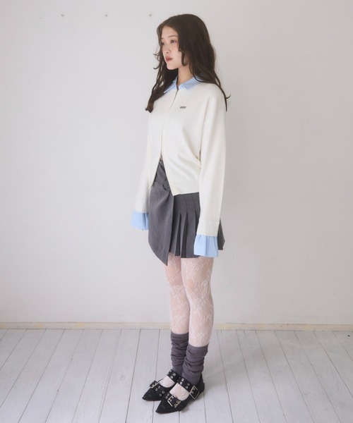 「mellowneon」 長袖ニット FREE オフホワイト レディース_画像7