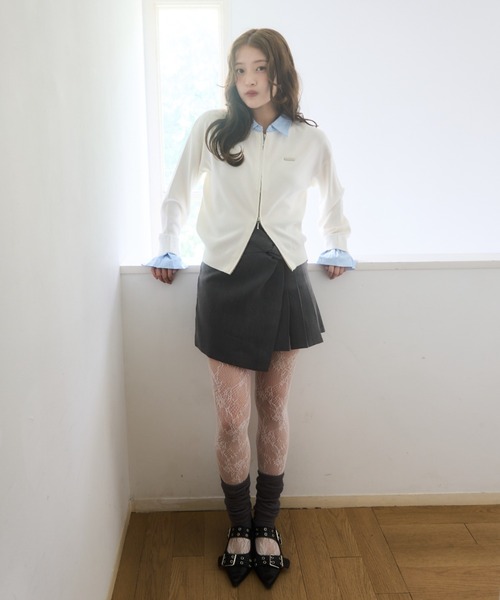 「mellowneon」 長袖ニット FREE オフホワイト レディース_画像8