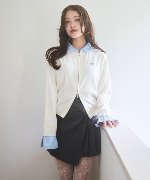 「mellowneon」 長袖ニット FREE オフホワイト レディース_画像9