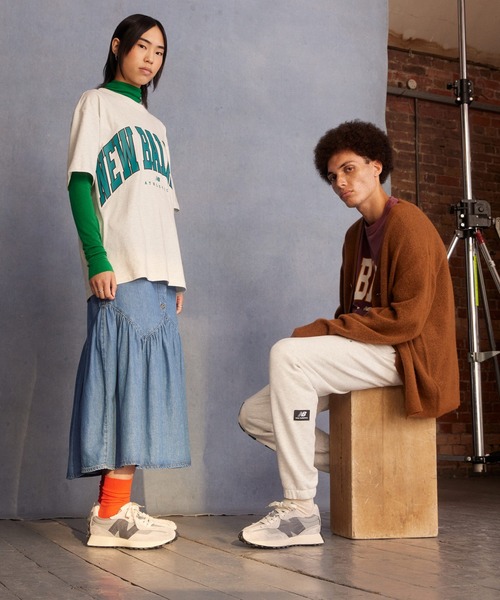 「New Balance」 ローカットスニーカー 23.5cm グレー レディース_画像7