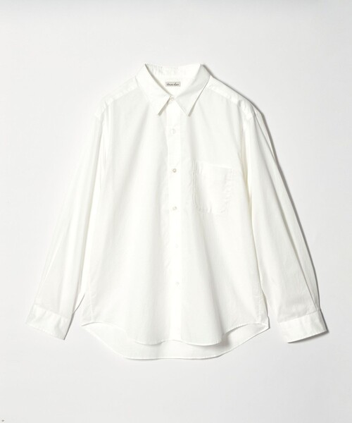 シャツ 「Steven Alan」 80 コンパクトヤーン ツイル レギュラーカラー シャツ NARROW メンズ | STEVEN ALAN