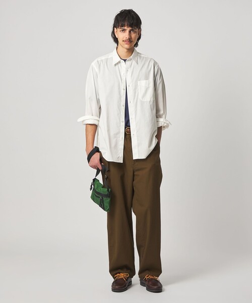 シャツ 「Steven Alan」 80 コンパクトヤーン ツイル レギュラーカラー シャツ NARROW メンズ | STEVEN ALAN | 03