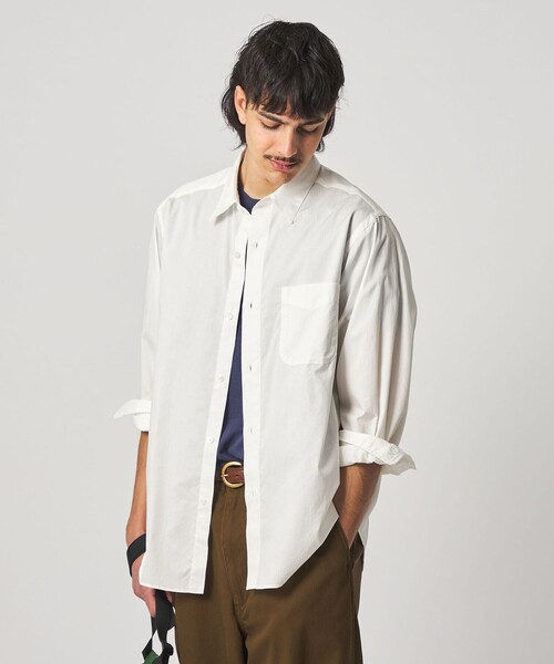 シャツ 「Steven Alan」 80 コンパクトヤーン ツイル レギュラーカラー シャツ NARROW メンズ | STEVEN ALAN | 05