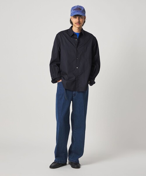 シャツ 「Steven Alan」 80 コンパクトヤーン ツイル レギュラーカラー シャツ NARROW メンズ | STEVEN ALAN | 08