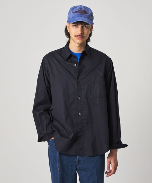 シャツ 「Steven Alan」 80 コンパクトヤーン ツイル レギュラーカラー シャツ NARROW メンズ | STEVEN ALAN | 13