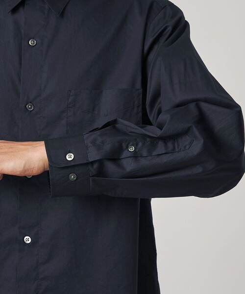 シャツ 「Steven Alan」 80 コンパクトヤーン ツイル レギュラーカラー シャツ NARROW メンズ | STEVEN ALAN | 18