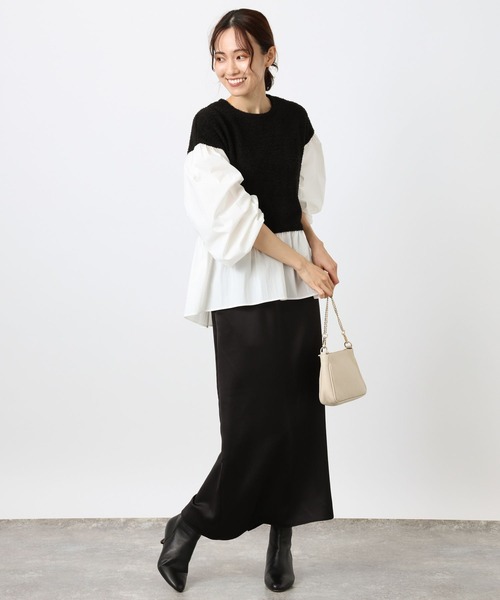 「BARNYARDSTORM」 長袖ブラウス FREE ホワイト レディース_画像3